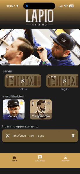 Home Page App, Tema Scuro
