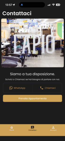 Pagina Contatti dedicata